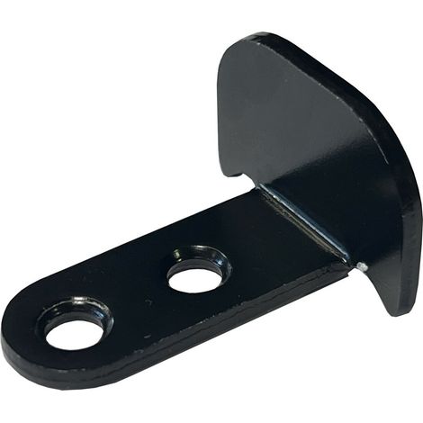 Battement coudé pour espagnolette de volet 25MM Noir - 1 pièce (1/2)