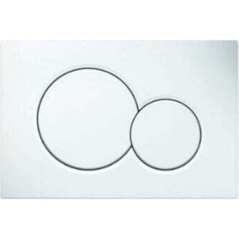 FENOPLASTICAPour Geberit Sigma01 - Plaque de déclenchement SIgma01, Blanc - 115.770.11.5 (1/2)