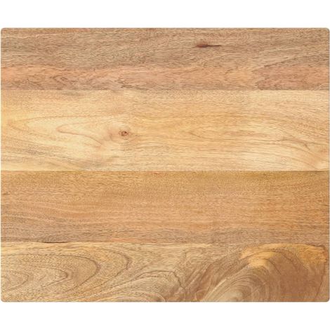 Tischplatte 60x50x2,5 cm Rechteckig Massivholz Mango vidaXL