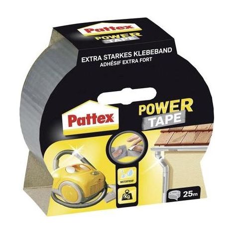 Cinta adhesiva Pattex pt2ds impermeable reforzada 25 m 50 mm