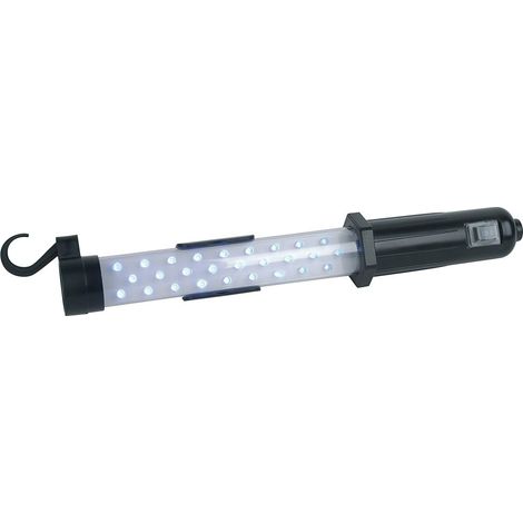 LAMPARA DE TALLER  27+9 LED DE BATERIA MANNESMANN