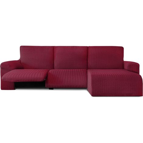 Housse De Canapé M/0 Ch. Longue Relax Premium Jaz Droite C/8 Bras Court (1/5)