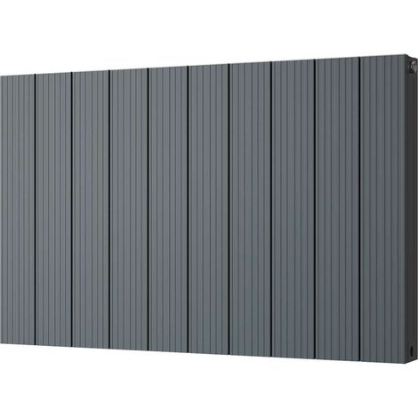 Thetford - Anthracite Horizontal Radiator Double Panel H600mm x W936mm Grooved