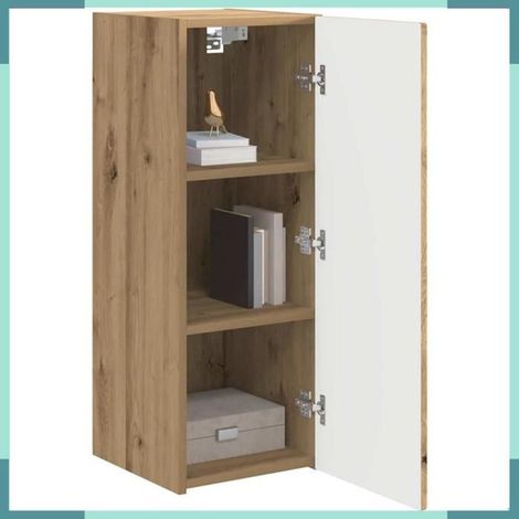892307 Meuble TV mural Chêne artisan 30 x 31 x 80 cm Bois d'ingénierie (1/5)