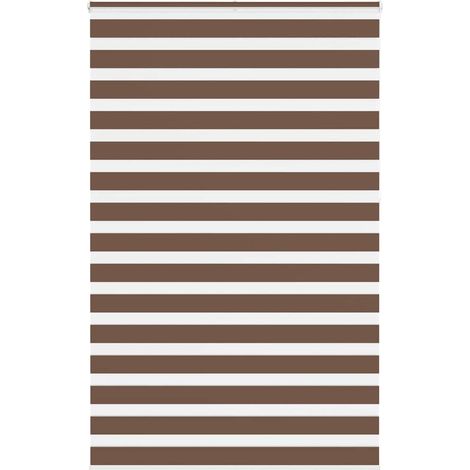 Doppelrollo Braun 140x230 cm Stoffbreite 135,9 cm Polyester