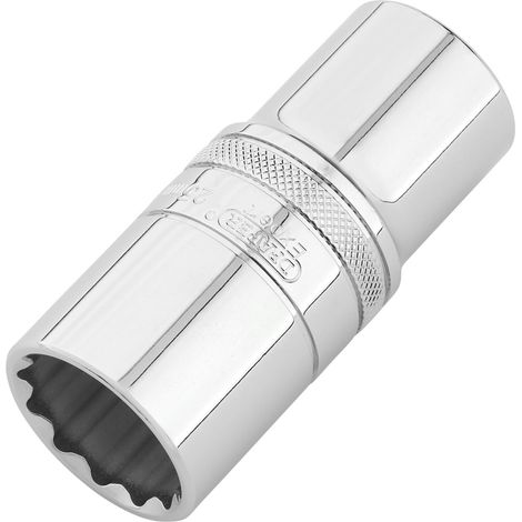 Draper 22424 Draper Expert HI-TORQ 12-Point Metric Deep Socket, 1/2"" Sq. Dr., 25mm (1/2)
