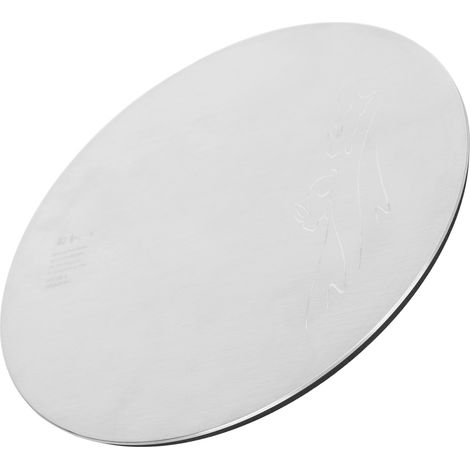 Assiette Ronde Sushi en Acier Inoxydable 304 - Plateau Moderne pour Desserts et Cakes