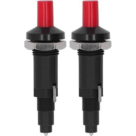 Accenditore piezoelettrico, 1 uscita, 2 pulsanti, accensione piezoelettrica, accenditore per barbecue, per elettrodo di accensione per barbecue a gas - 2 pezzi (1/4)
