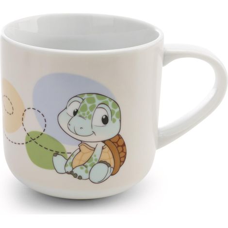 63080 Tasse Tortue, 350 ML, 9 x 9,5 cm, Blanche, Tasse en Porcelaine, conçue avec Soin, Accessoire Mignon pour la Cuisine, Le Bureau et la Maison, Joli Cadeau pour Vos Proches (1/4)