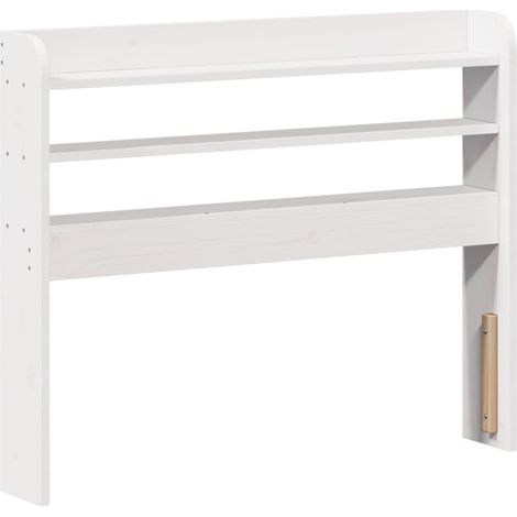 Maison Exclusive - Cabecero de cama con estantes madera maciza pi