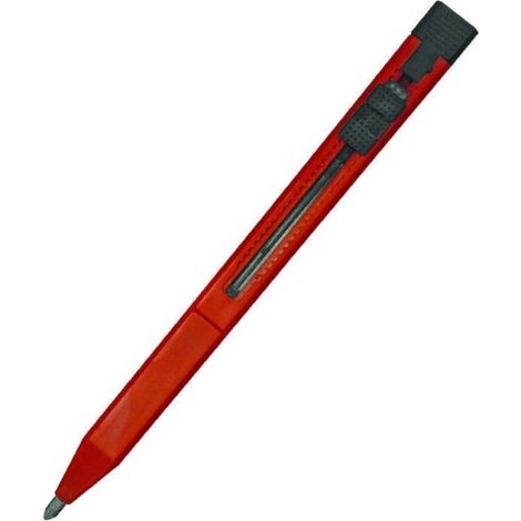 Crayon de charpentier METRICA 51105 – Porte-mine plastique avec recharges