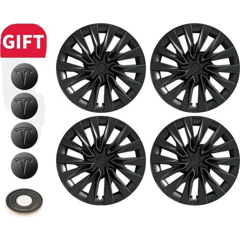 Tapa de rueda, material duradero, fácil instalación, Mattel Black Turbine, Tesla-a, Model 3 Highland 18in-a (1/2)