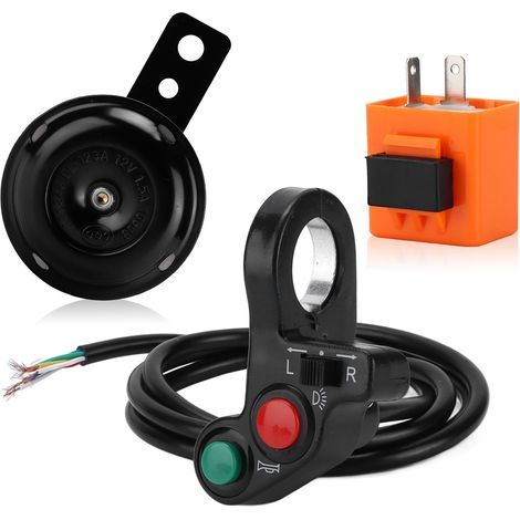 Blinker- und Hupenschaltereinheit für Motorradlenker, 7/8 Zoll, multifunktionaler Ersatz für Suzuki (1/5)