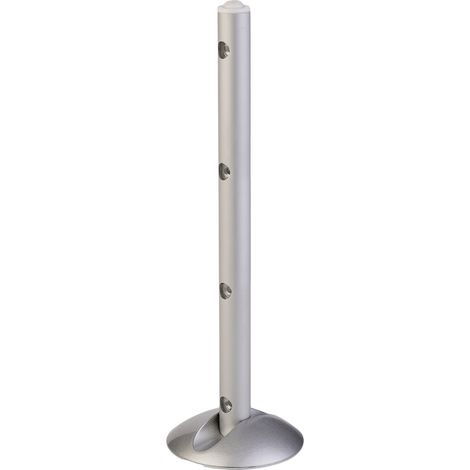 PP3111 28lm Lampe de bureau LED ajustable - Lampe murale magnétique avec support bio-adhésif - Lampe LED orientable à 360° - Lampe 4 LED, Argent (1/5)