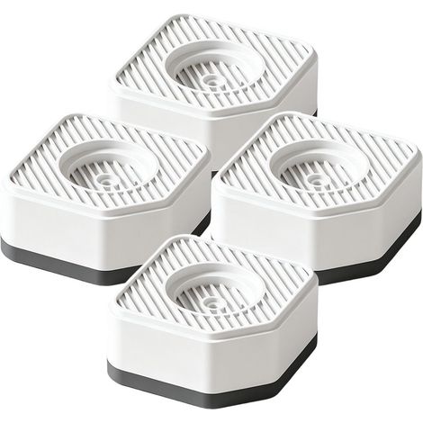 Patins Antivibration pour Machine à Laver Tapis Anti-Bruit pour Machine à Plaques Anti-Secousses Lave-Linge pour Salle de Bain, Maison, Buanderie, Douche, Hôtel, Appartement (1/5)