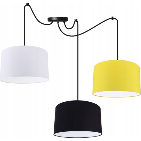 LAMPE SUSPENDU PLAFOND ABAT-JOUR ARAIGNÉE LED COULEURS (1/5)