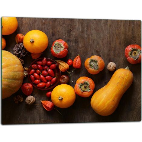 Planche à découper en verre 52x40 légumes (1/5)