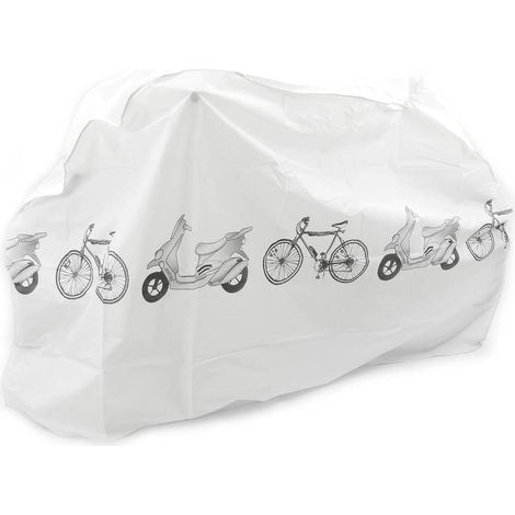 Copertura e protezione di pioggia e polvere per bicicletta e moto (1/4)