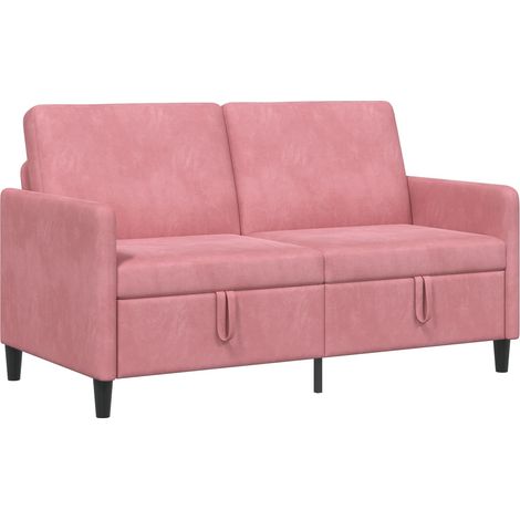 Sofa mit Stauraum Rosa 152 x 78 x 87 cm Polyester vidaXL