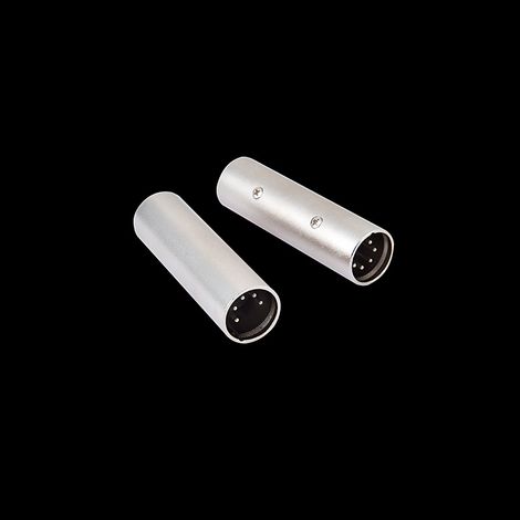 5-poliger XLR-Audiokabeladapter (Stecker auf Stecker), Gehäuse aus Zinklegierung, grenzüberschreitende Quelle (1/5)