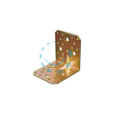 PIASTRA DI GIUNZIONE PIEGATA AD ANGOLO PESANTE ART.794 - mm.90x100x3 spess.