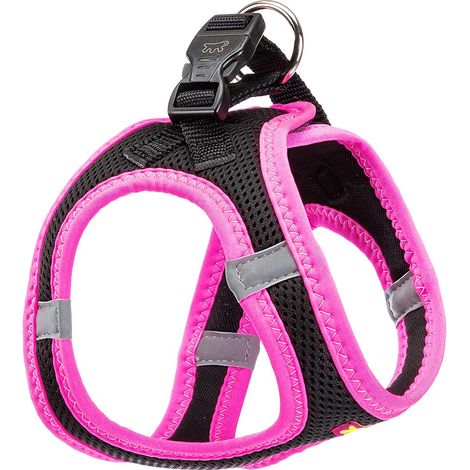 Ferplast Kaori Pettorina per cani con Inserti Riflettenti XS Fucsia (1/2)
