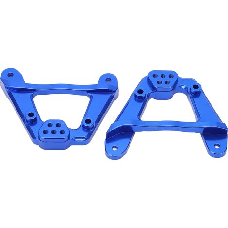 Support d'amortisseur arrière en alliage d'aluminium (1 pièce) pour Axial 1/6 SCX6 (bleu) (1/5)