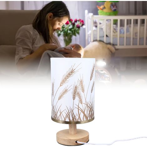 Lampe de table USB à luminosité réglable + source lumineuse LED, lampe de chevet décorative pour la chambre, veilleuse LED créative, lumière tamisée chaude, protection des yeux, petite lampe économe e (1/5)