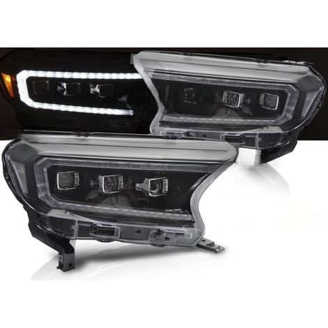 Paire de feux phares Ford Ranger de 2016 a 2022 FULL LED DRL Dyn Noir-41359868