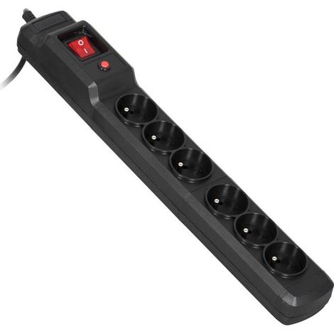 PROTECTOR CONTRA SOBRETENSIONES COMBO 6Gn 10m NEGRO ACJ (1/2)