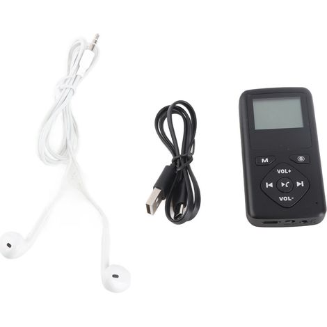 Récepteur radio numérique portable DAB/DAB+ de poche, lecteur MP3 Bluetooth avec écouteurs (1/5)