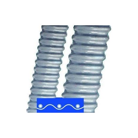 Flexa tubo di protezione PVC grigio 10 metri flessibile