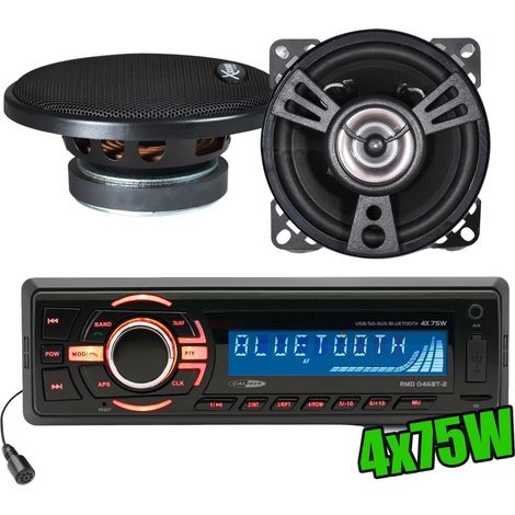Autoradio Caliber RMD046BT-2 75W x 4 Bluetooth + 2 haut parleurs de 100W XSound
