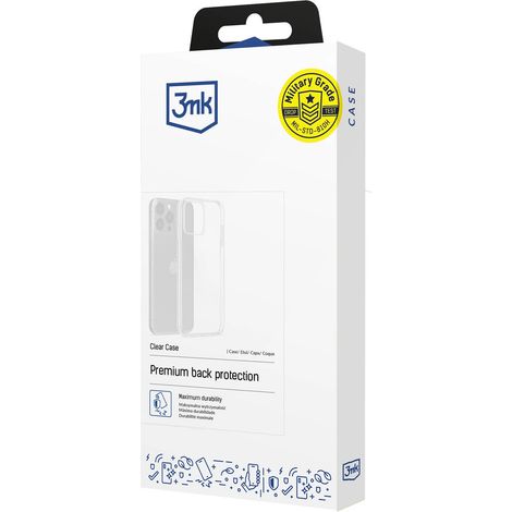 Funda transparente 3mk para Motorola Moto G86 Power (1/5)