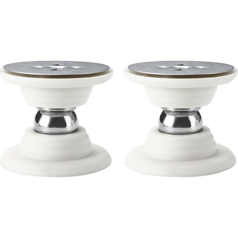 BEBUSINGOTO topes magnéticos para puerta, soporte para motor de remolque, tope magnético para puerta, soporte silencioso para cabina de limpieza, hebilla de silicona blanca para cerradura de puerta. (1/5)