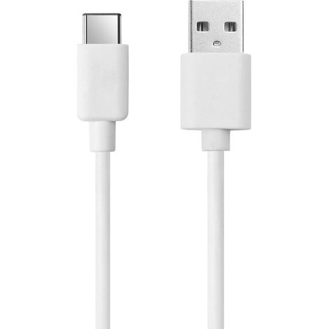 Câble universel USB-A vers USB-C - Blanc - Watt and Co