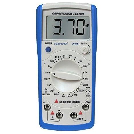 Digitales Multimeter Peaktech Modell 4250569400957 Kapazität 20 mF