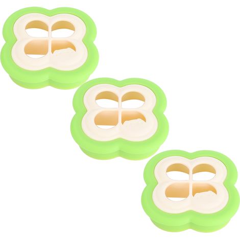 Ensemble de 3 emporte-pièces à sandwich, moule à pain en forme de feuille, outil pour la préparation de sushis pour la cuisine à domicile (1/5)