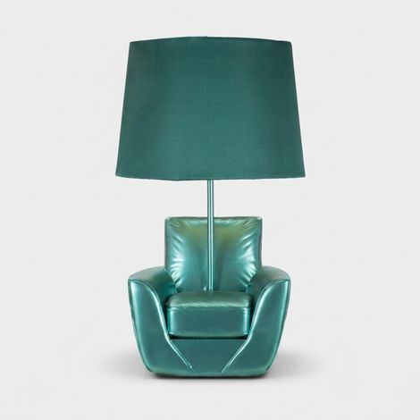 TABLE LAMP MIDCENTURY 
TURQUOISE CM Ø 26X43 (1/5)