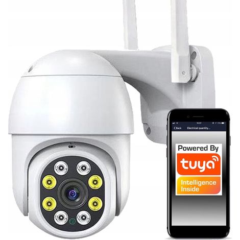 Cámara inteligente giratoria para exteriores Tuya Google (1/5)