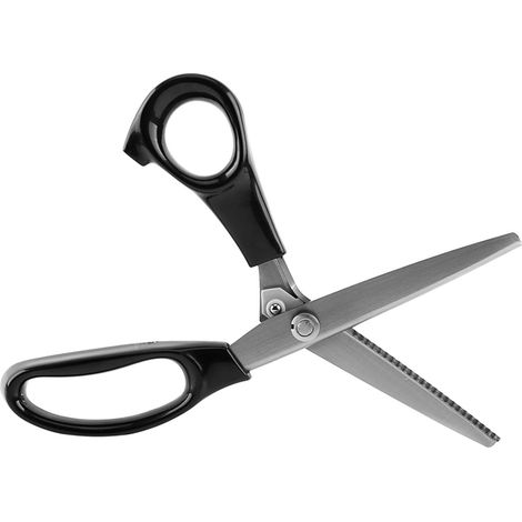 Ciseaux cranteurs triangulaires décoratifs pour tissu, 3, 5 et 7 mm