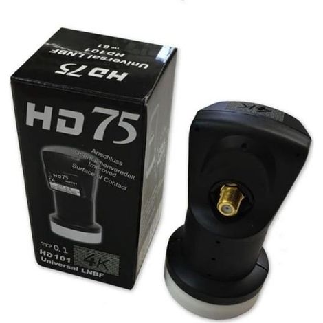 BEST HD101 LNB Single 0,1dB Gold Edition Compatible FULL HD 4K Canal+ Astra TNTSAT