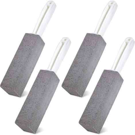 Pierre ponce pour le nettoyage des toilettes avec manche (ensemble de 4 pièces) (1/2)