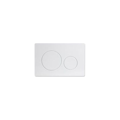 QORVA-(Blanc) 1 pièce applicable à la plaque de réservoir d'eau Geberit, plaque de chasse d'eau Geberit, compatible avec la plaque de chasse d'eau suspendue, panneau de réservoir d'eau dissimulé, acce
