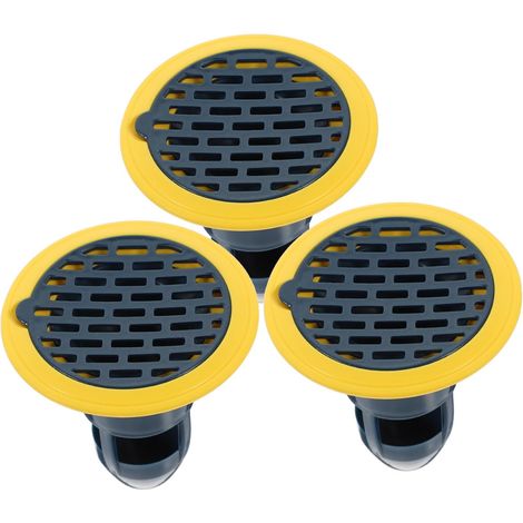 Crépine de vidange 3 pièces pour évier et douche filtre anti (1/5)