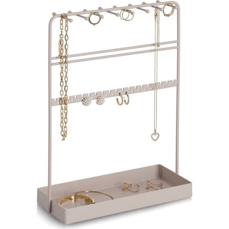Organizador joyas zeller metal multi niveles 24x10x33 cm (1/2)