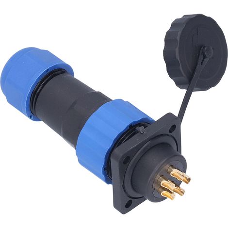 Wasserdichter Stecker, quadratischer Luftfahrt-Stromanschluss, Stoßklemmenadapter, AC 380V SP205-Pin (1/5)