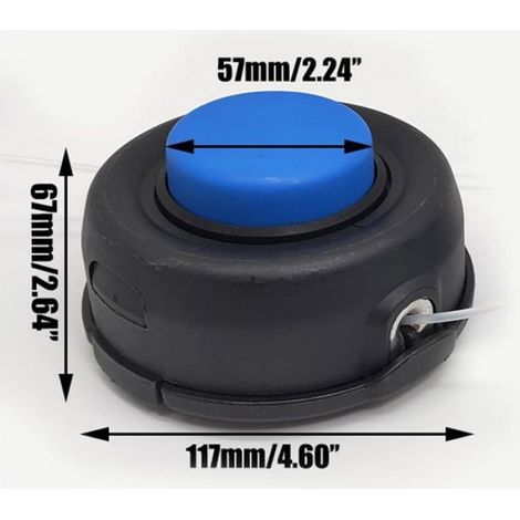 Tête De Débroussailleuse - Filetage Gauche 10 mm - Compatible Husqvarna T35 322C 323C 325C 325CX 326CX - 1 Pièce (1/5)
