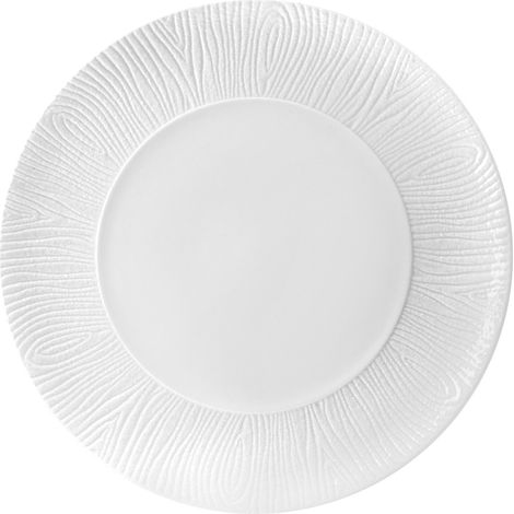 Fade Wood Piatto Portata D 31 Cm Bianco