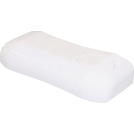 Couvercle simple touche complet pour réservoir de chasse d'eau – Installation facile – Alignement bouton et mécanisme – Compatible avec modèles R1 – Besoin D'Habitat